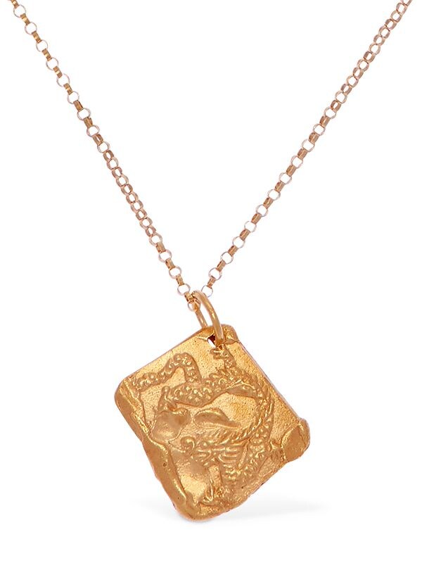 Alighieri Dragon Zodiac Charm Chain Necklace In Gold