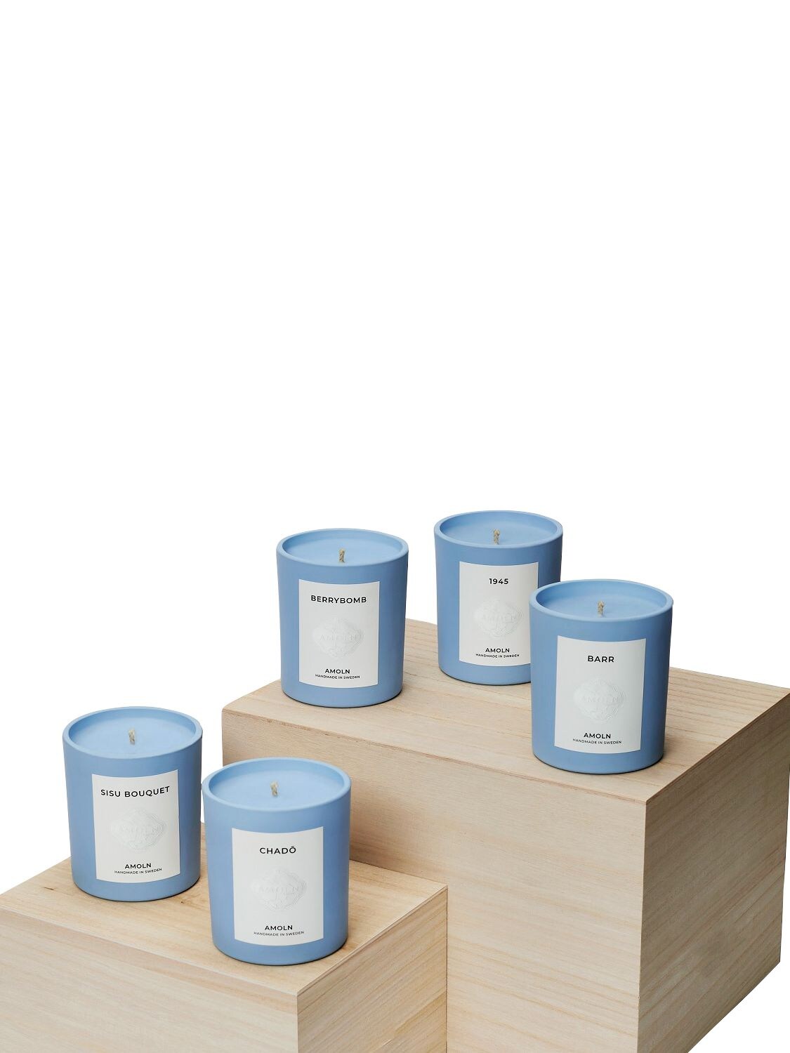 Shop Amoln Chado Scented Candle In Blue