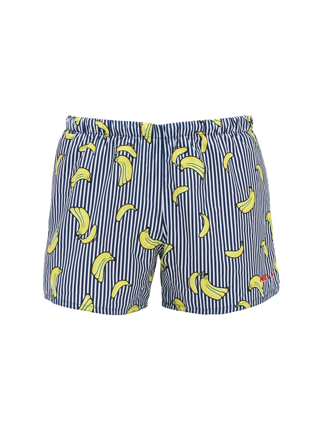 Yes I Am Lvr Exclusive Bananas Nylon Swim Shorts In Blue