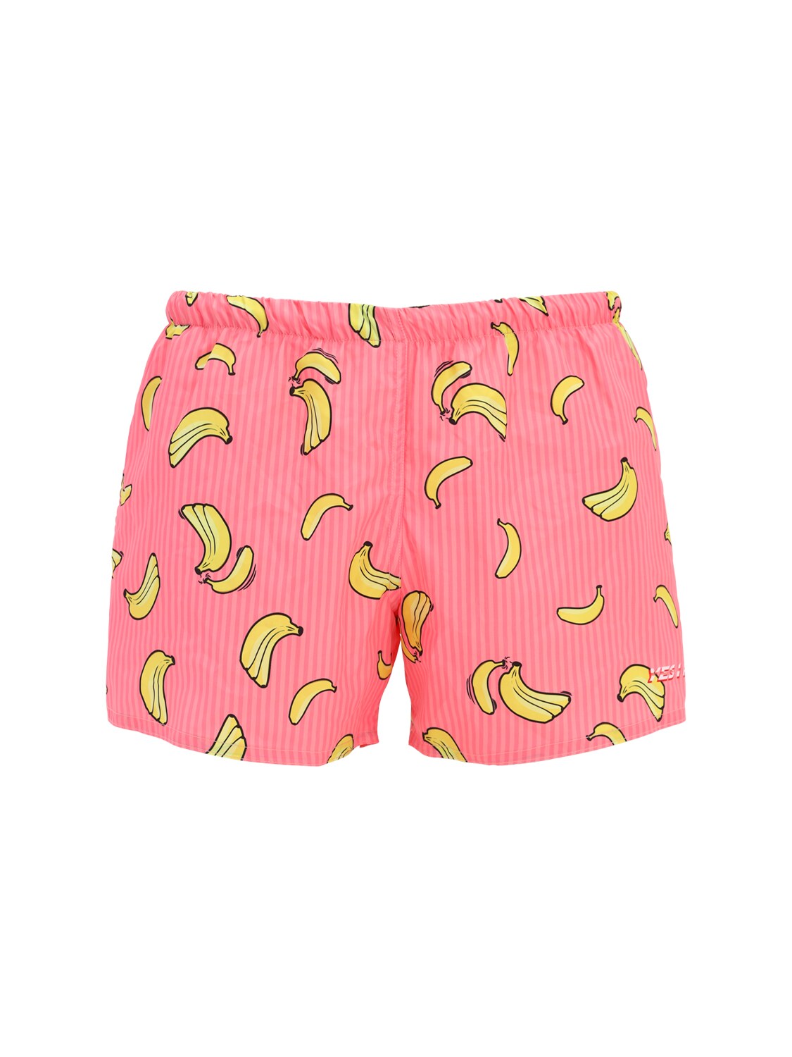 Yes I Am Lvr Exclusive Bananas Nylon Swim Shorts In Pink