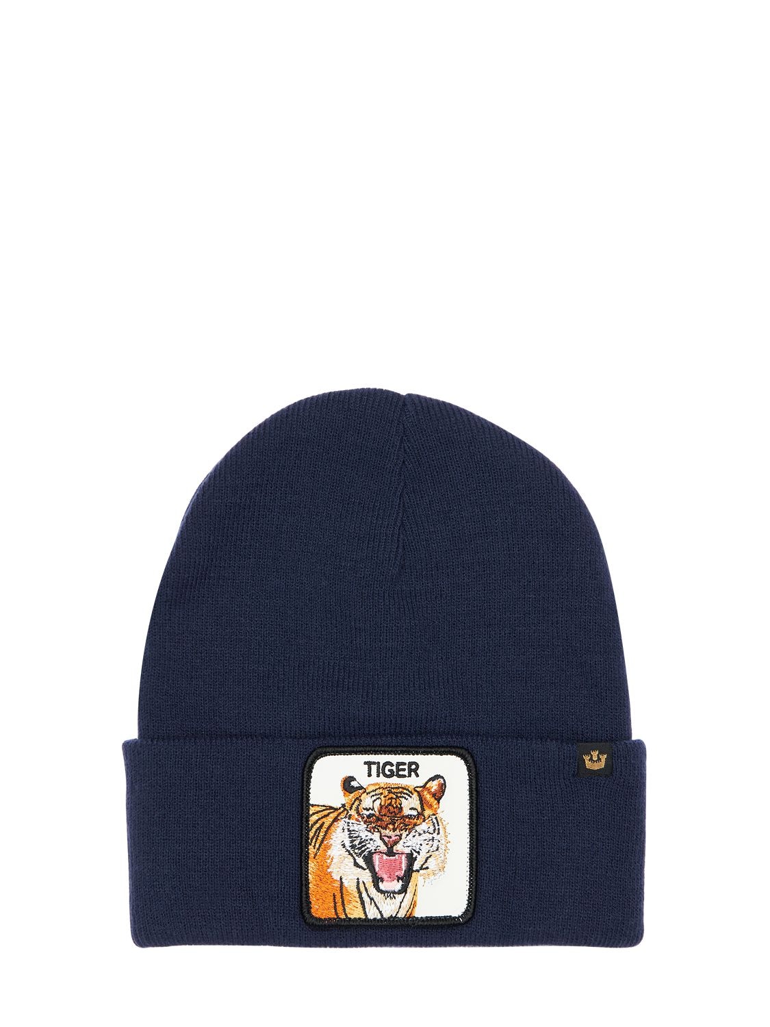 Goorin Bros Tiger Mouth Acrylic Knit Beanie In Navy