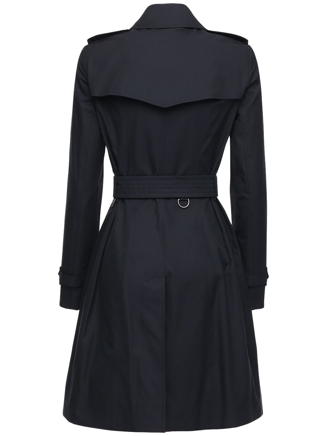 Shop Burberry Mid-length Chelsea Heritage Trench Coat In Navy