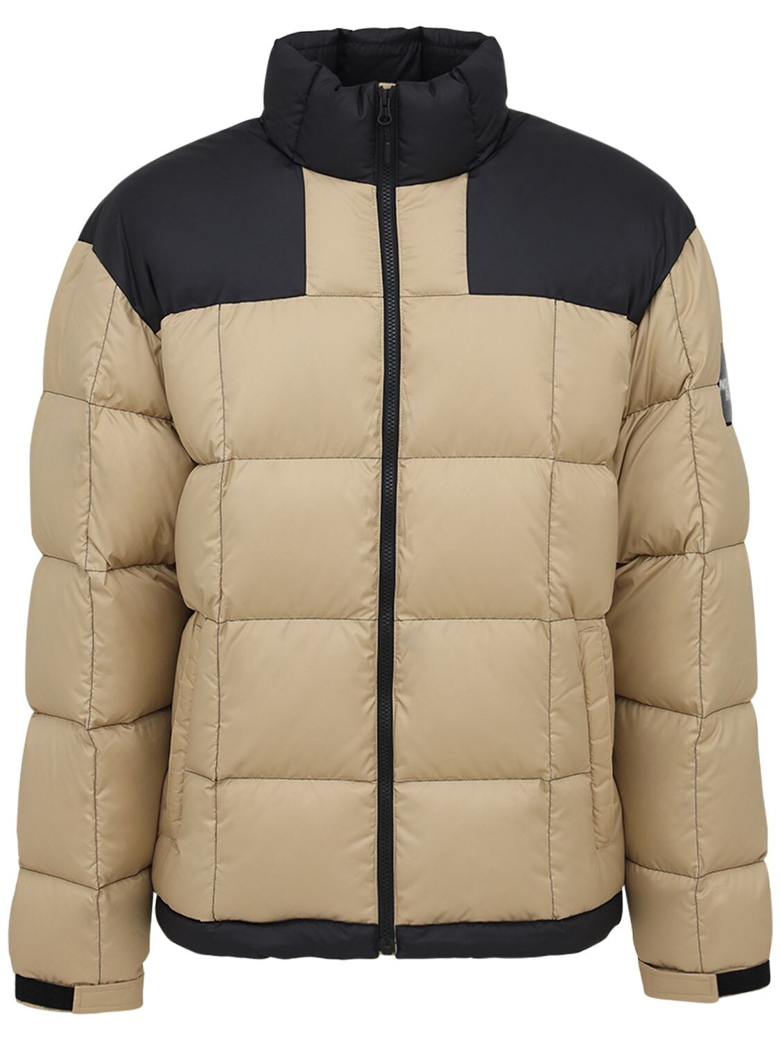 The North Face Lhotse Down Jacket In Hawthorne Khaki