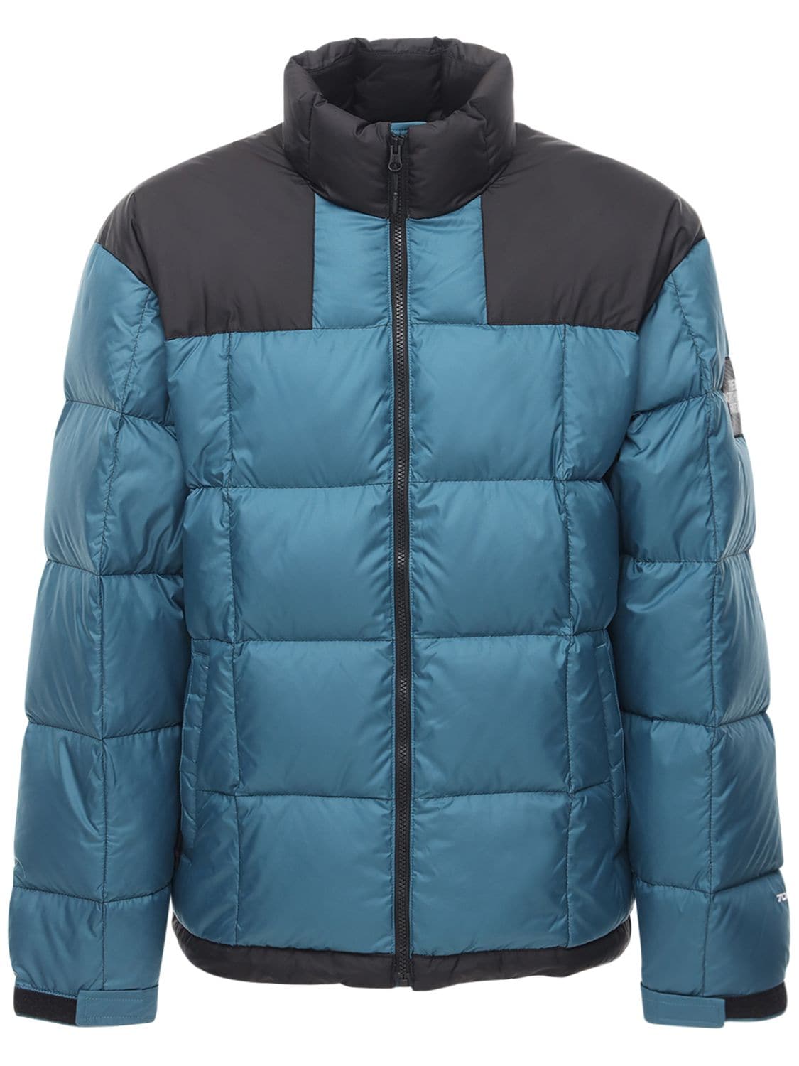 The North Face Lhotse Down Jacket In Maillard Blue