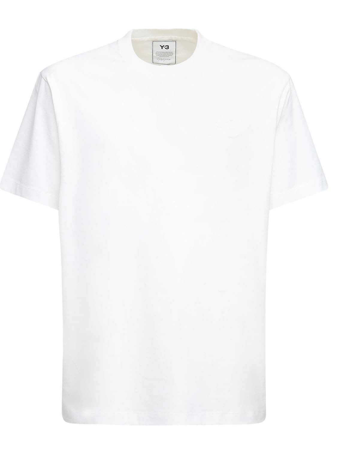 Y-3 Classic Logo Cotton Jersey T-shirt