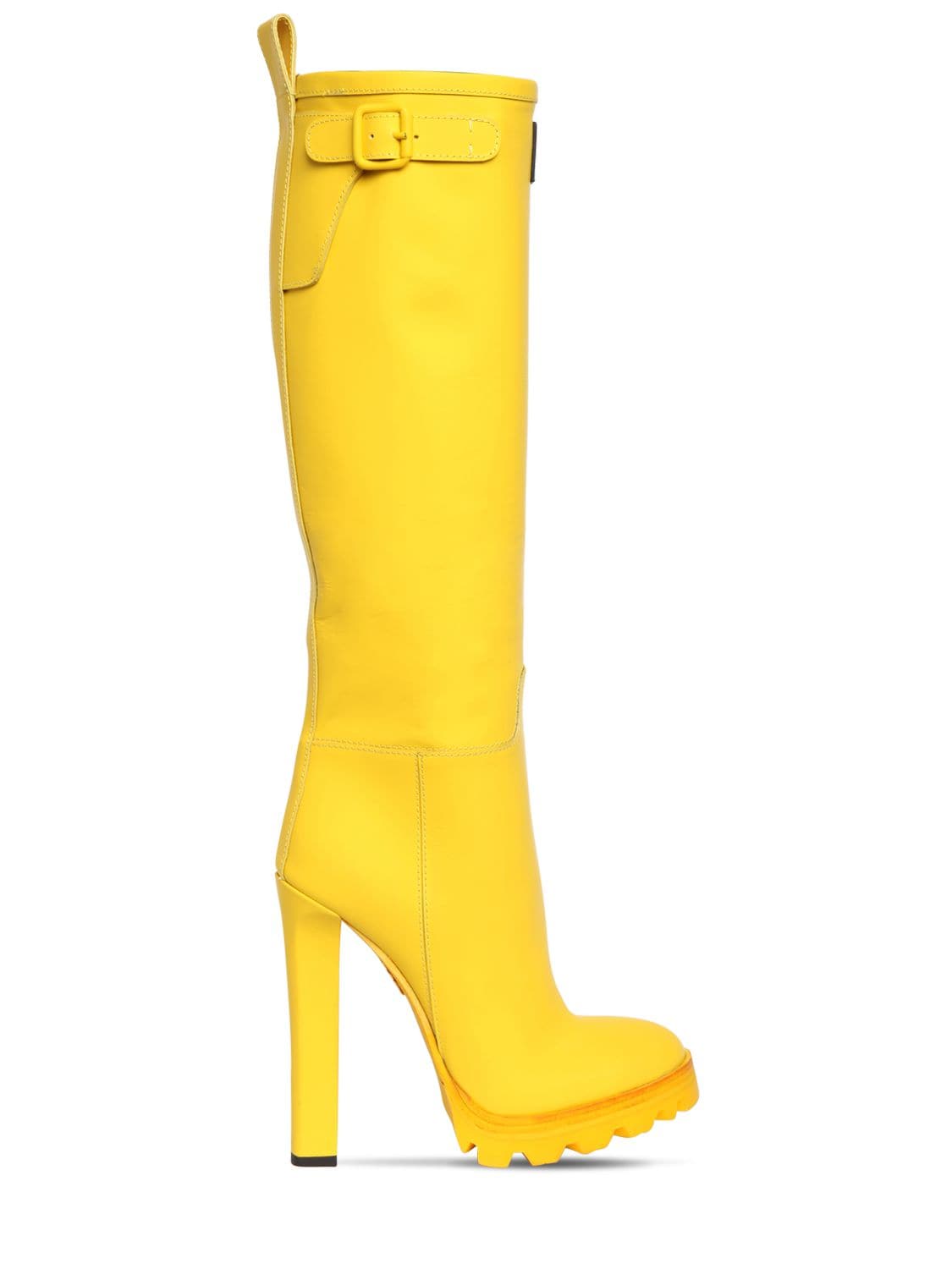 yellow tall boots