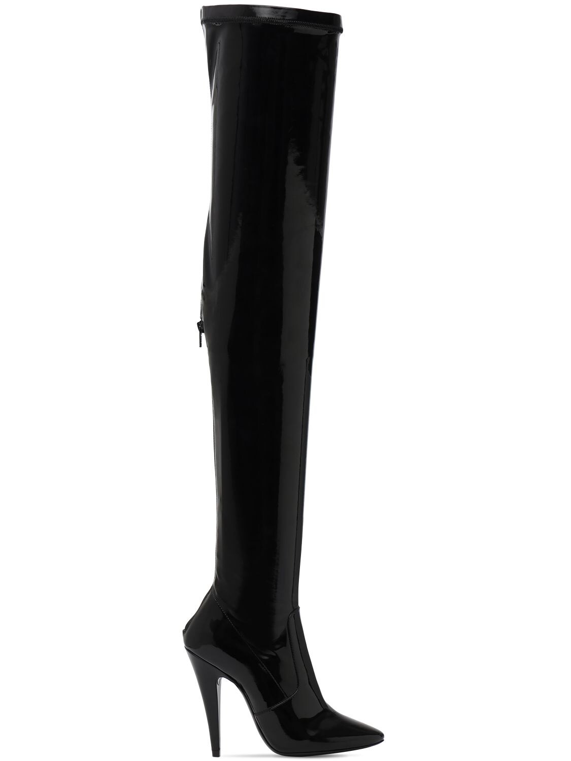saint laurent aylah over the knee boots