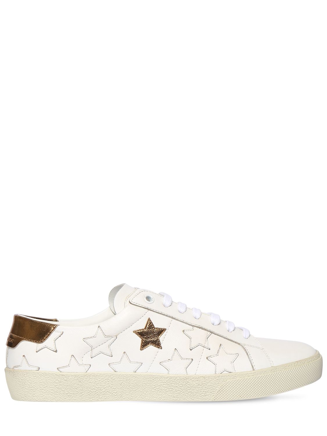 saint laurent sneakers gold