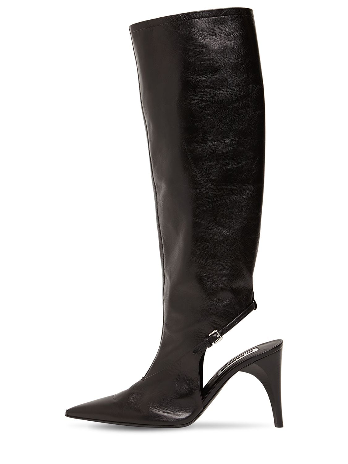 95mm Leather Tall Boots