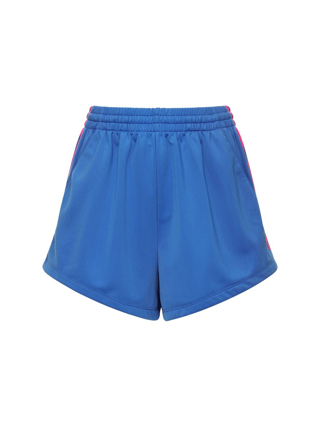 Adidas Originals Adidas Women's Originals Adicolor 3d Trefoil Shorts In Blue