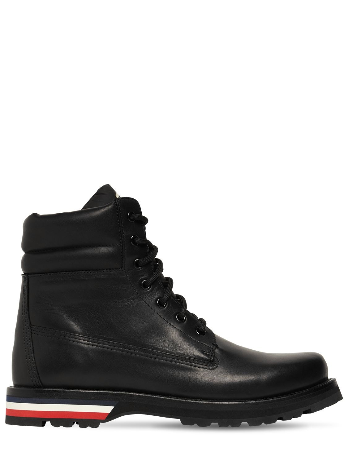 MONCLER VANCOUVER LEATHER ANKLE BOOTS,72I0T9003-OTK50