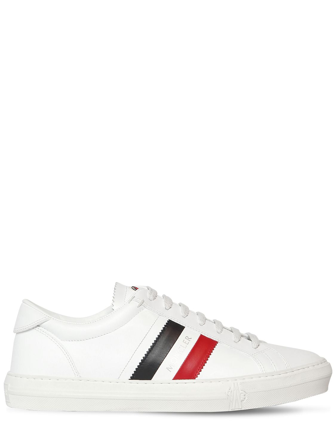 MONCLER NEW MONACO LEATHER trainers,72I0T9010-MDAY0