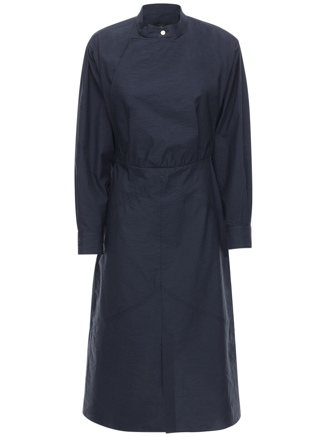 ISABEL MARANT TALBOT TAILORED POPLIN MIDI DRESS,72I1JT015-MZBNSQ2