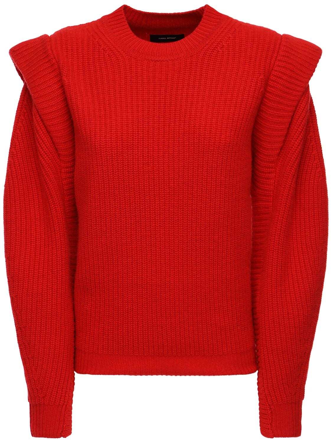 Isabel Marant Bolton Wool & Cashmere Knit Sweater In Red