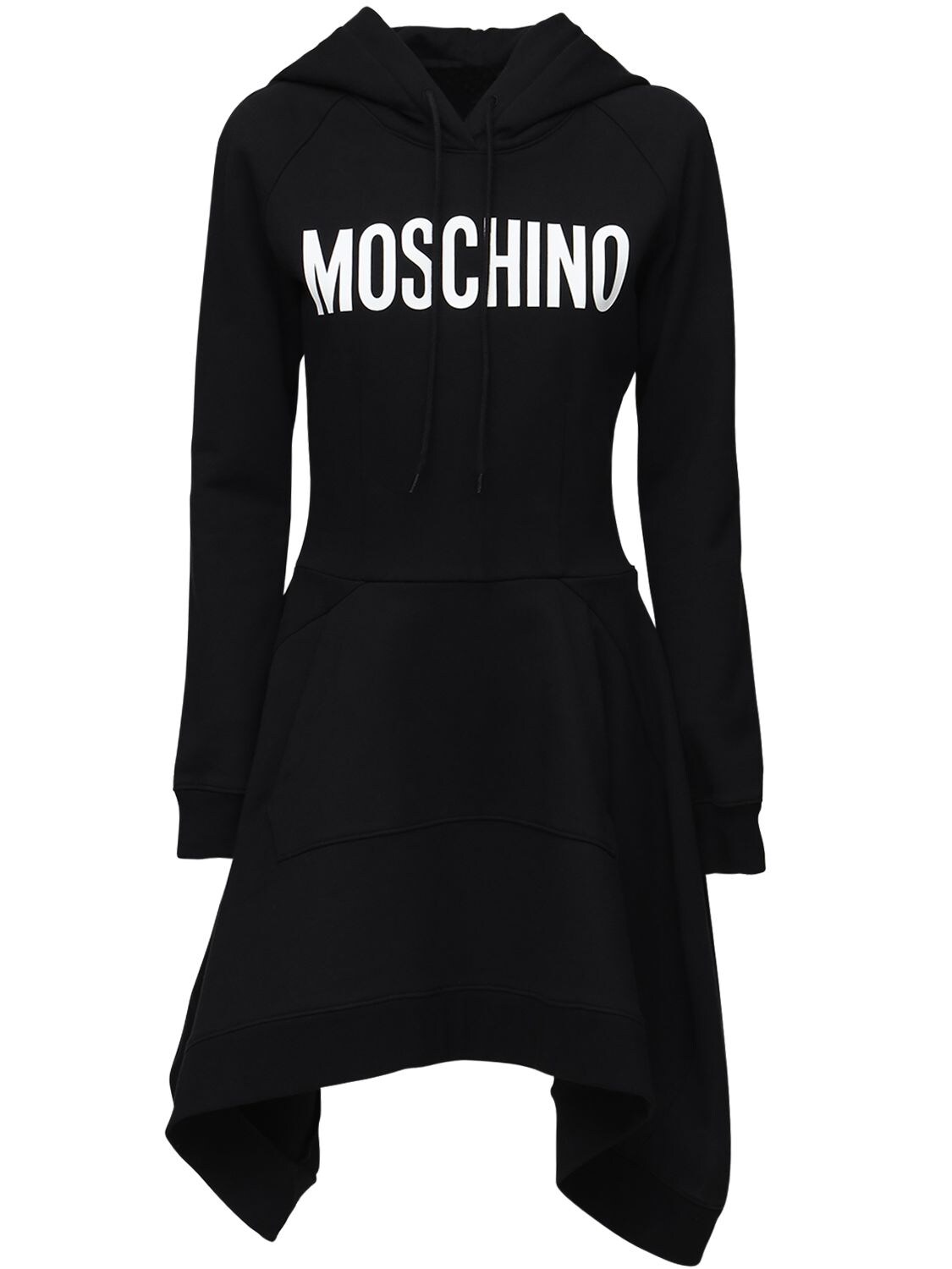 Moschino - Logo printed jersey dress w 