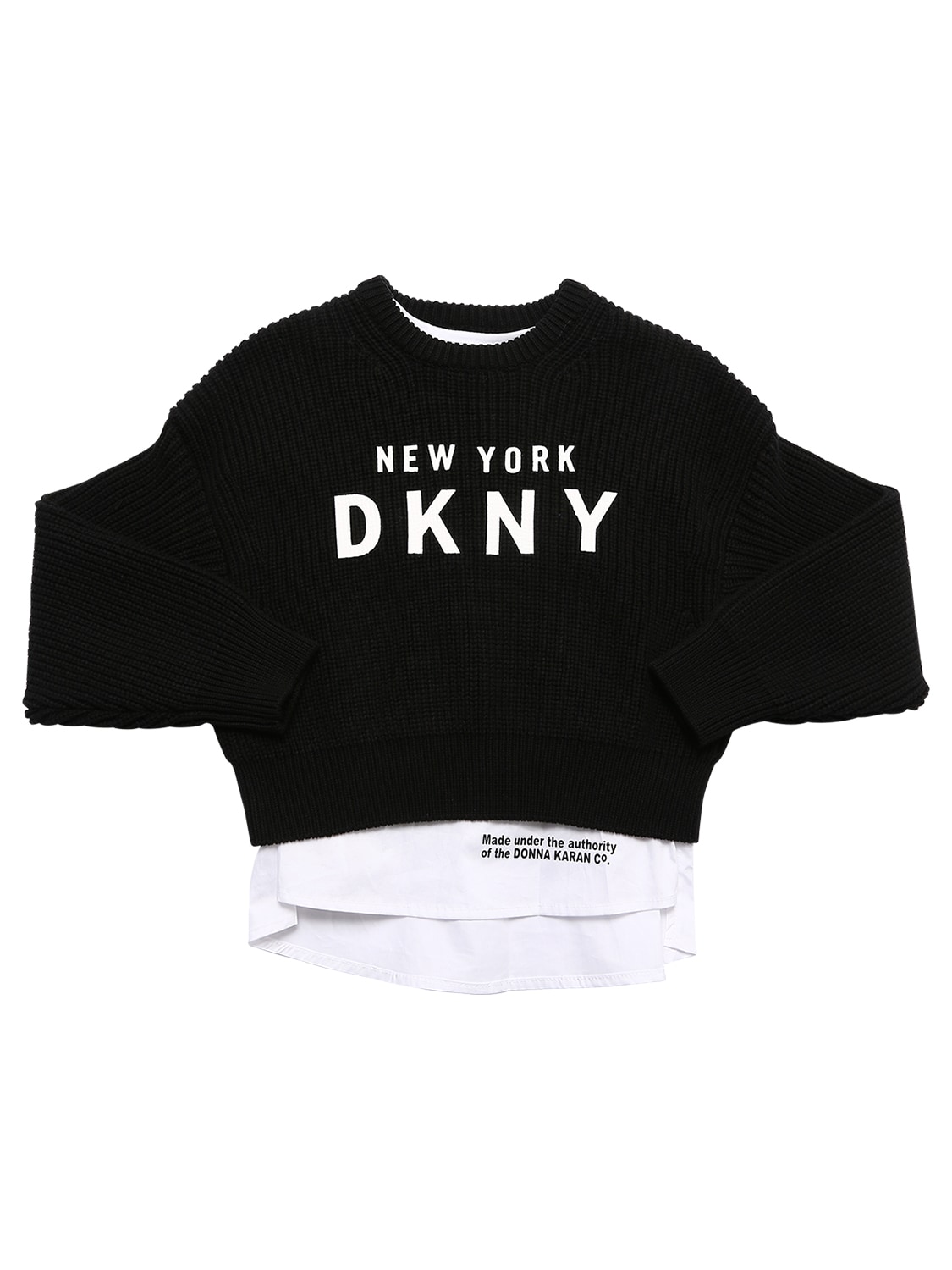 dkny black sweater