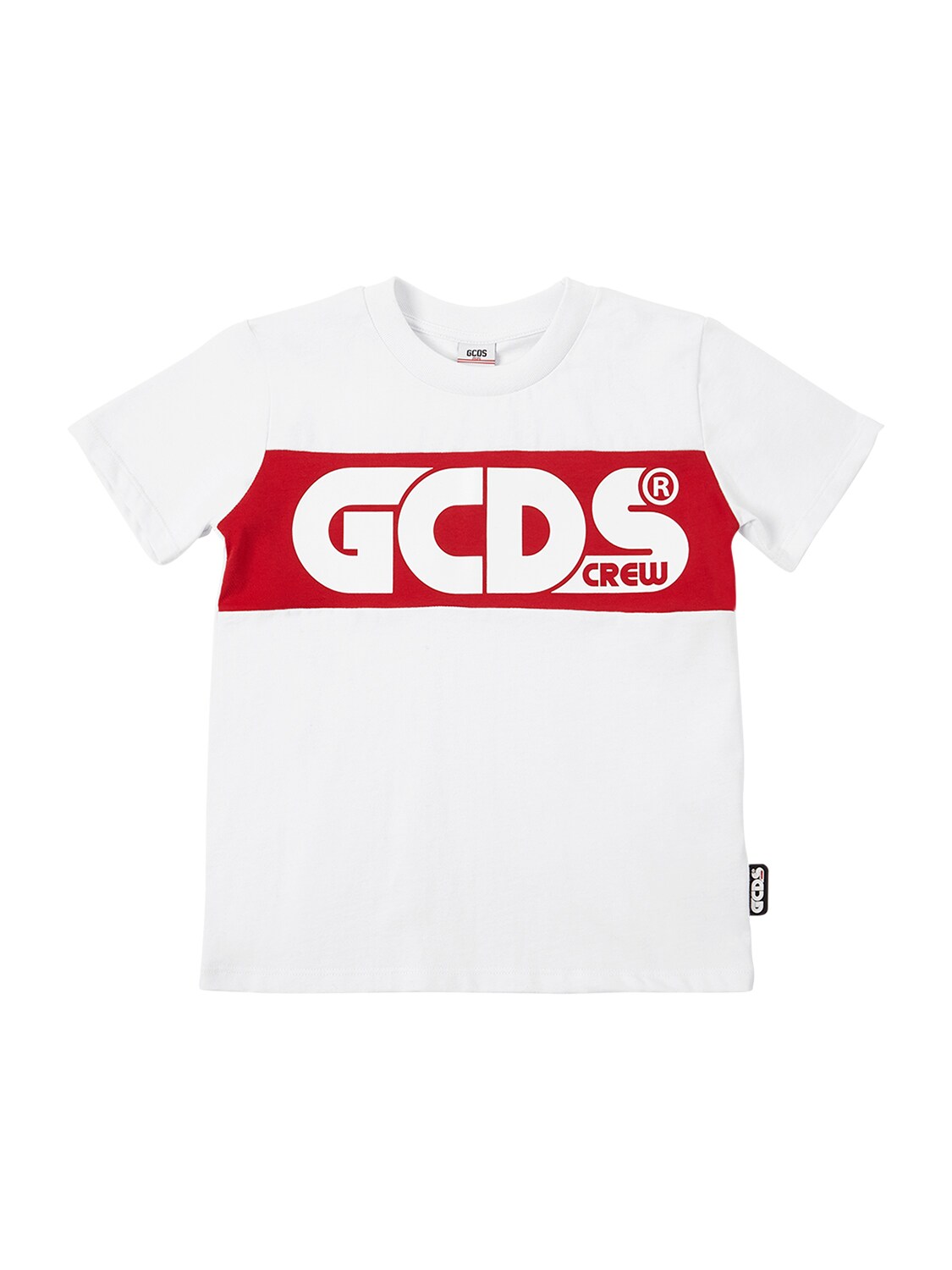 GCDS LOGO印花纯棉平纹针织T恤,72I1V6012-MDAX0