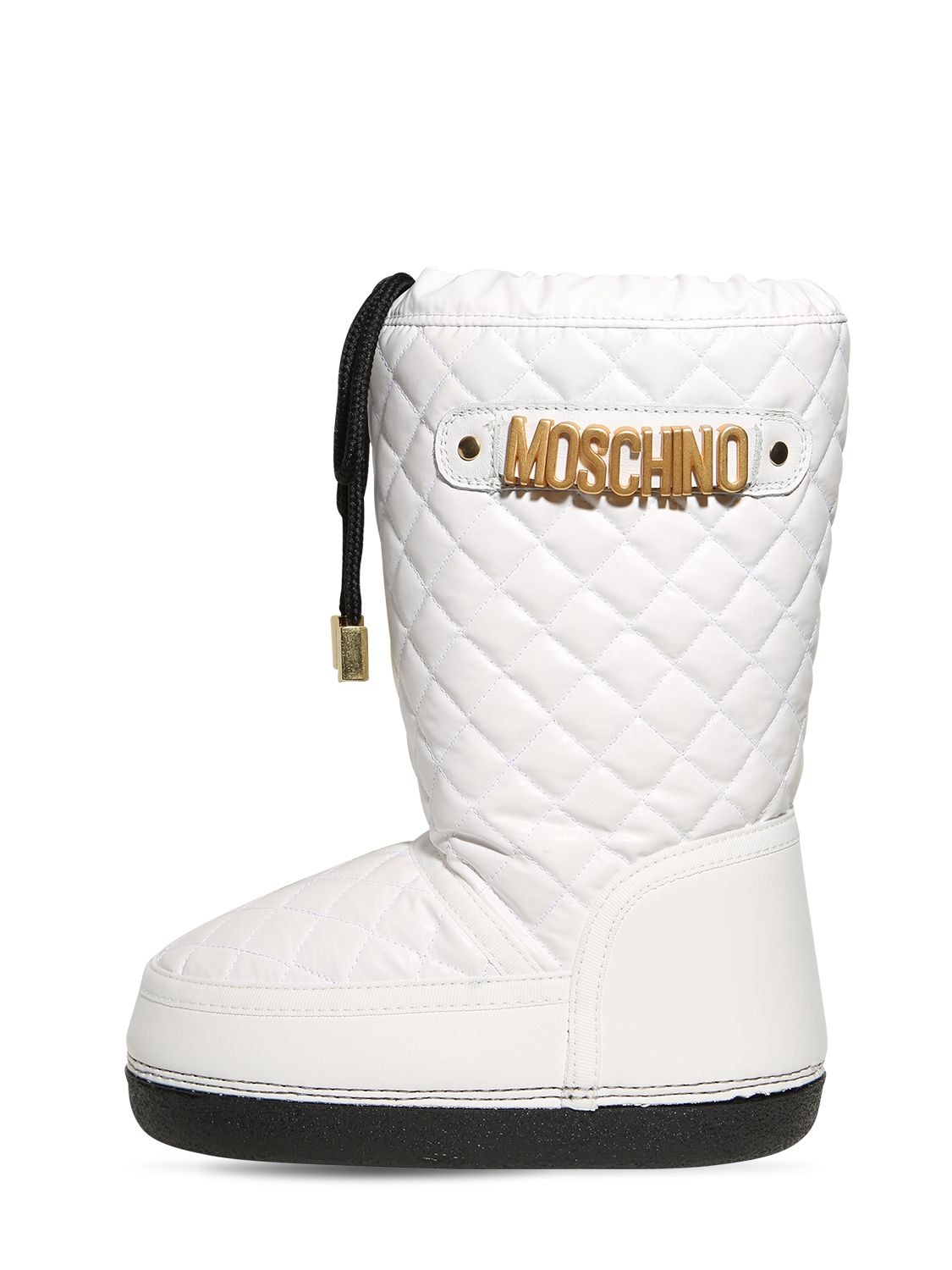 Moschino - Quilted nylon snow boots 