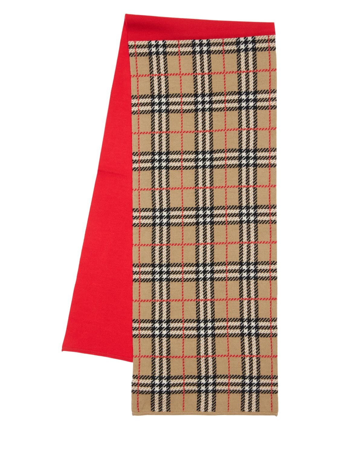 BURBERRY 格纹羊毛围巾,72I1WM025-QTE0NJA1