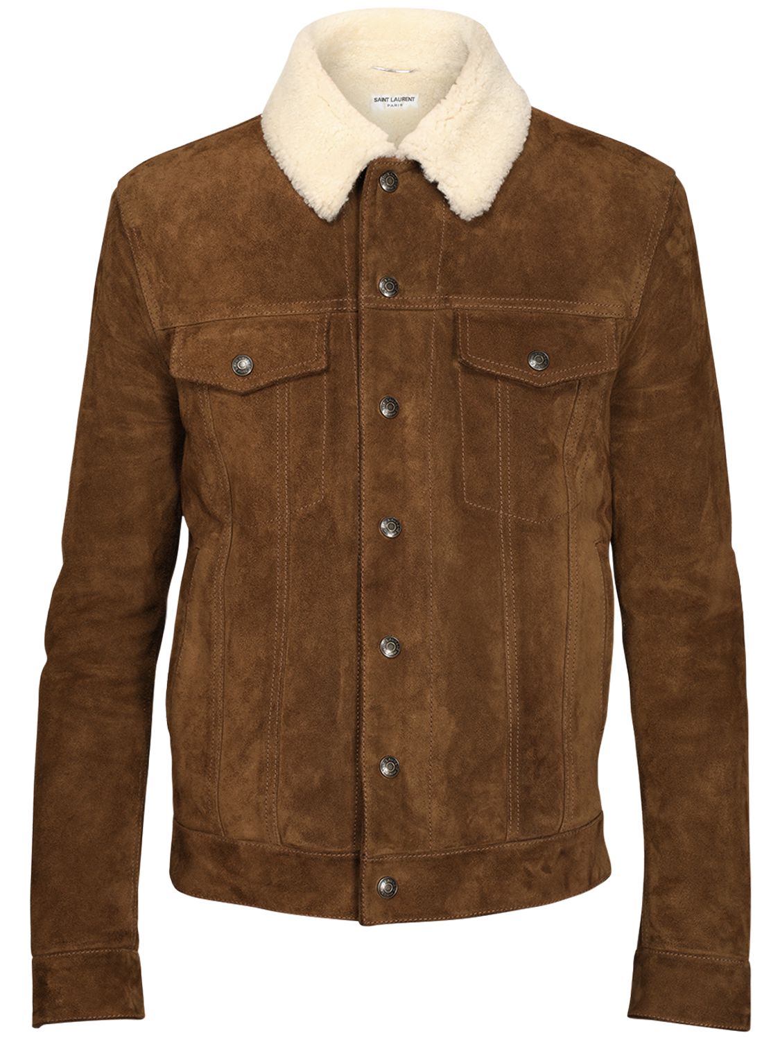 saint laurent shearling jacket