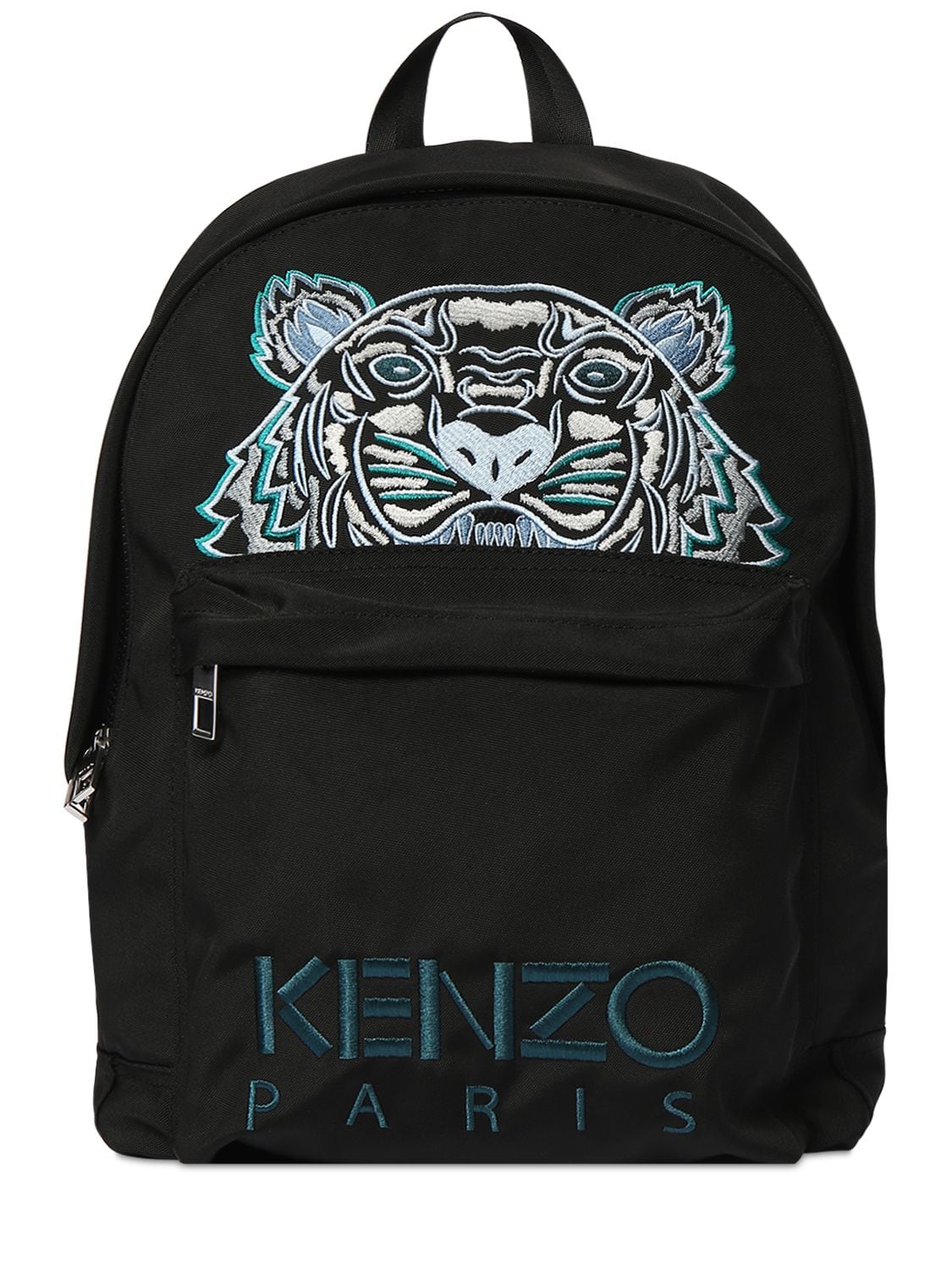 Kenzo Tiger Embroidered Nylon Backpack In Black | ModeSens
