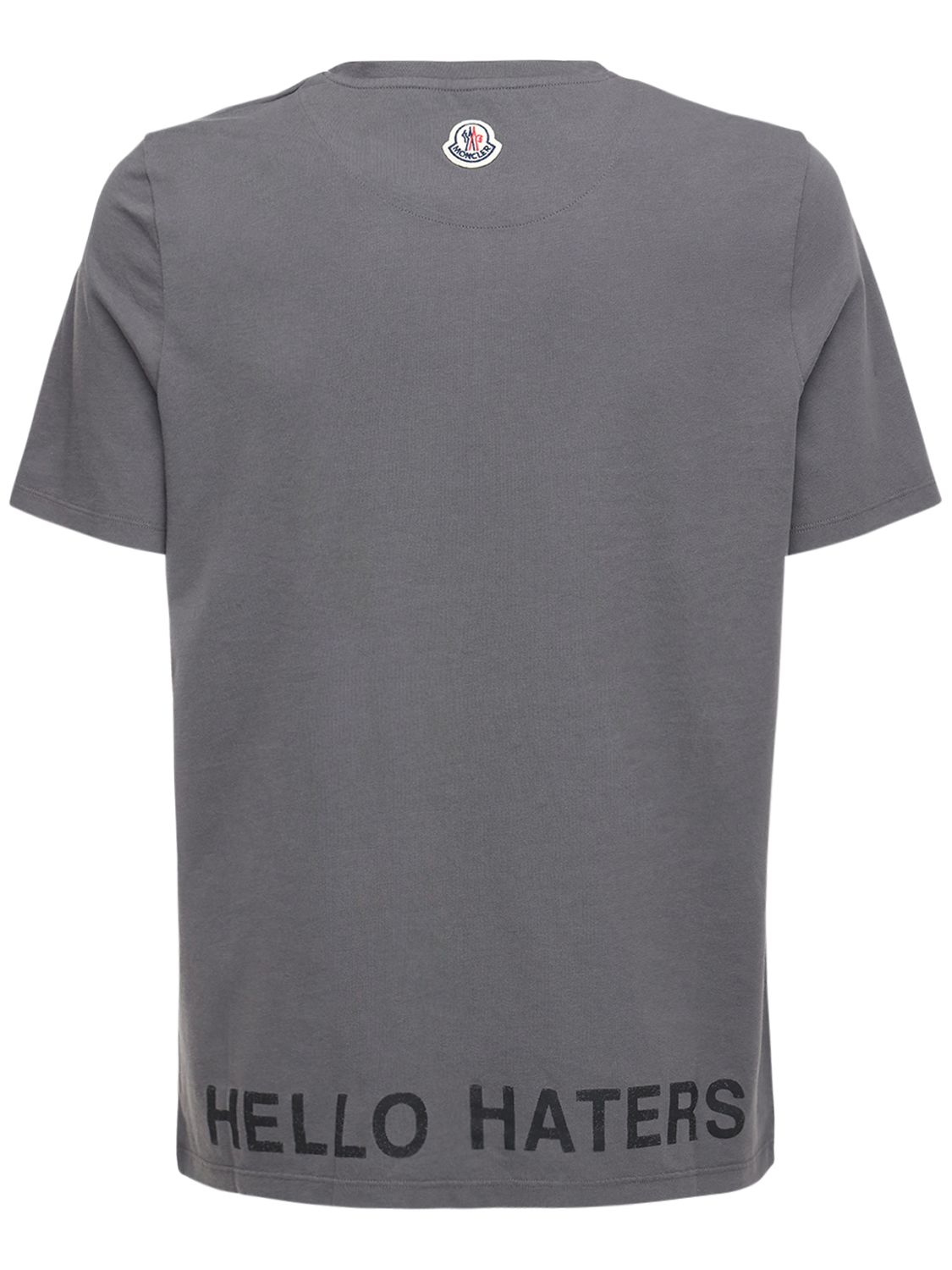 Moncler Felix The Cat Cotton Jersey T-shirt In Black
