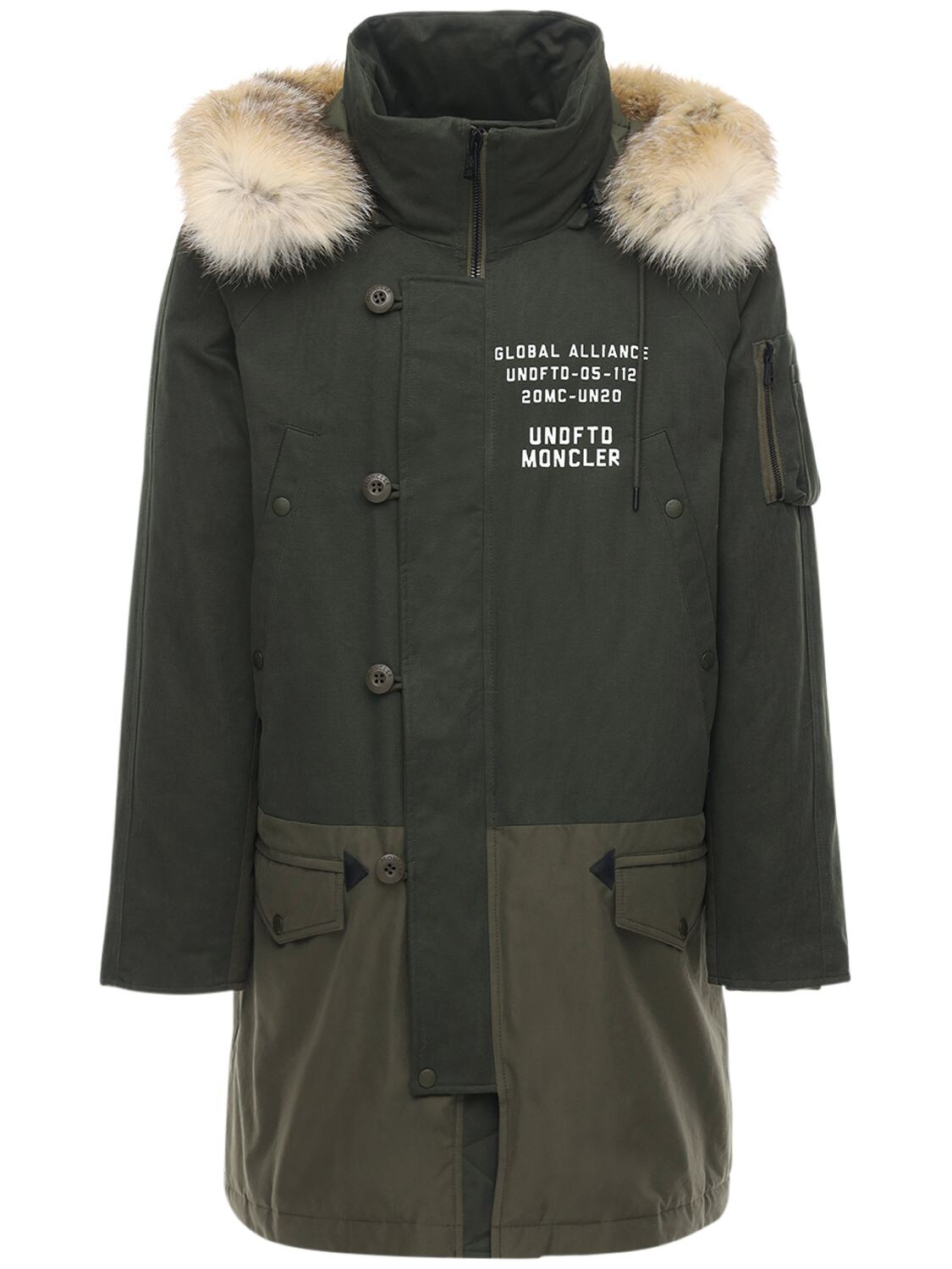 moncler olive green parka