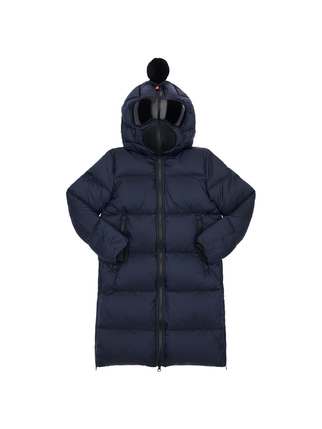 Ai Riders On The Storm Kids' Water Repellent Nylon Down Coat In Navy