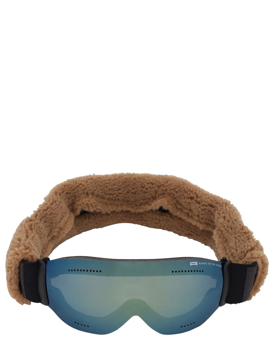 Ai Riders On The Storm Kids' Ski Goggles W/ Embroidered Logo In Brown
