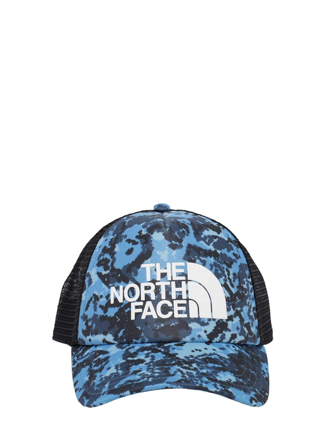 The North Face Logo Trucker Hat In Bunt,blau