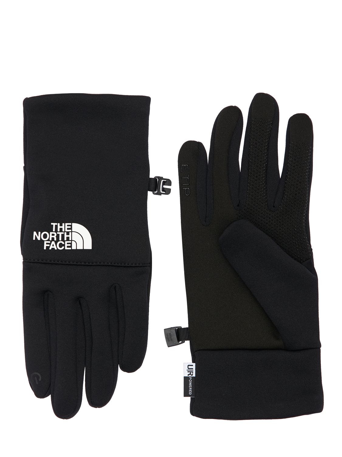 The North Face Etip Recycled Gloves In Black,white