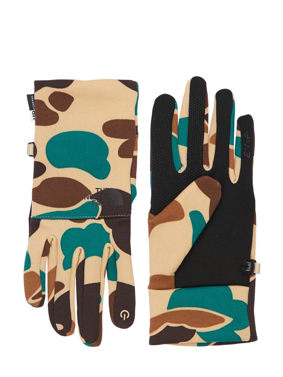 The North Face Etip Recycled Gloves In Camouflage
