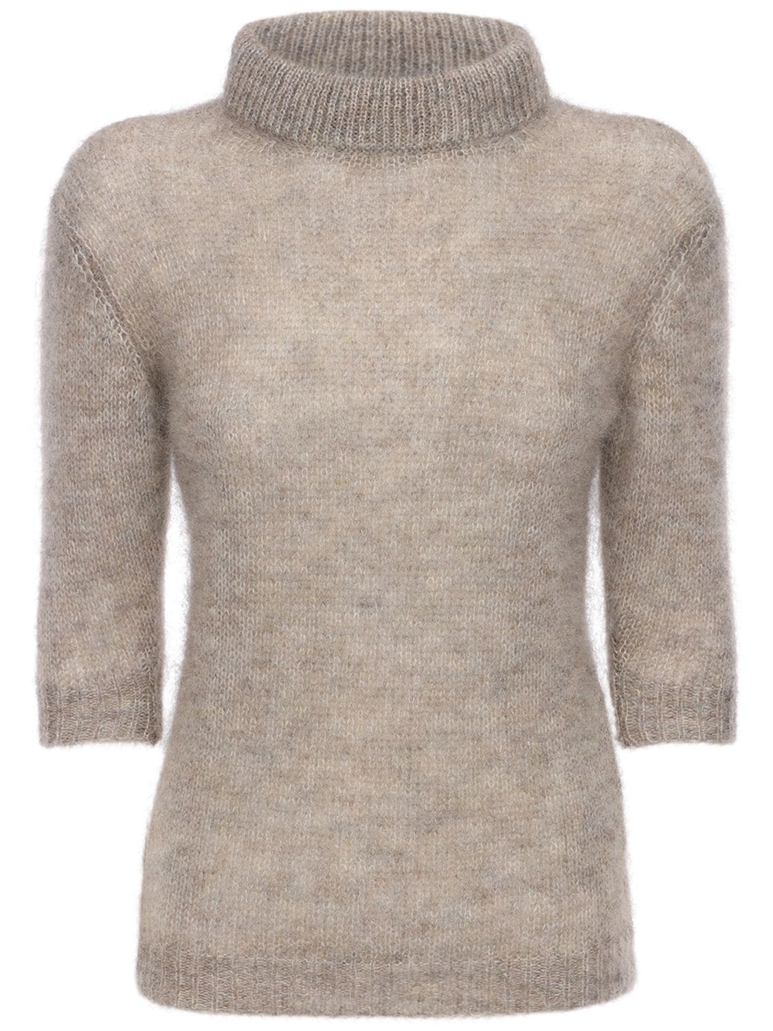 LARDINI ROSA VIRGIN WOOL BLEND KNIT SWEATER,72I3JZ005-OTIW0