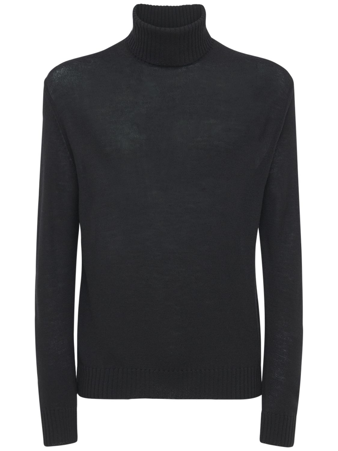 Rollkragensweater Aus Feiner Wolle „plus“
