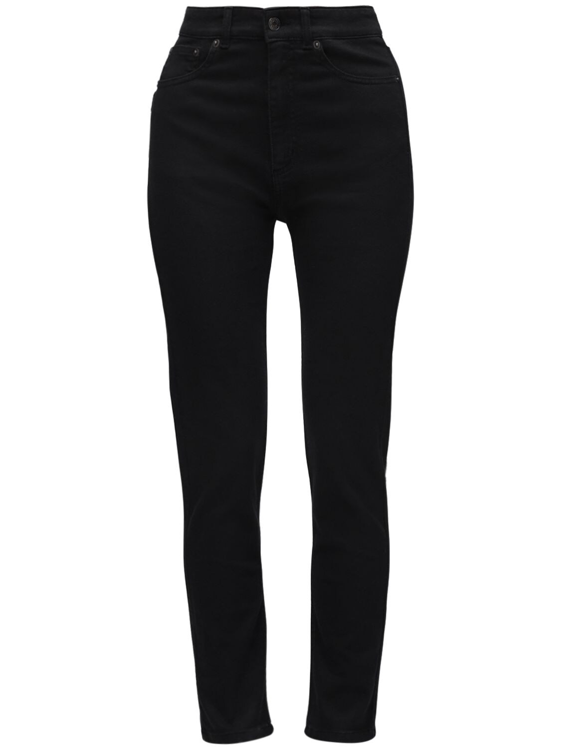 Zadig & Voltaire Eros Skinny Cotton Denim Jeans In Black