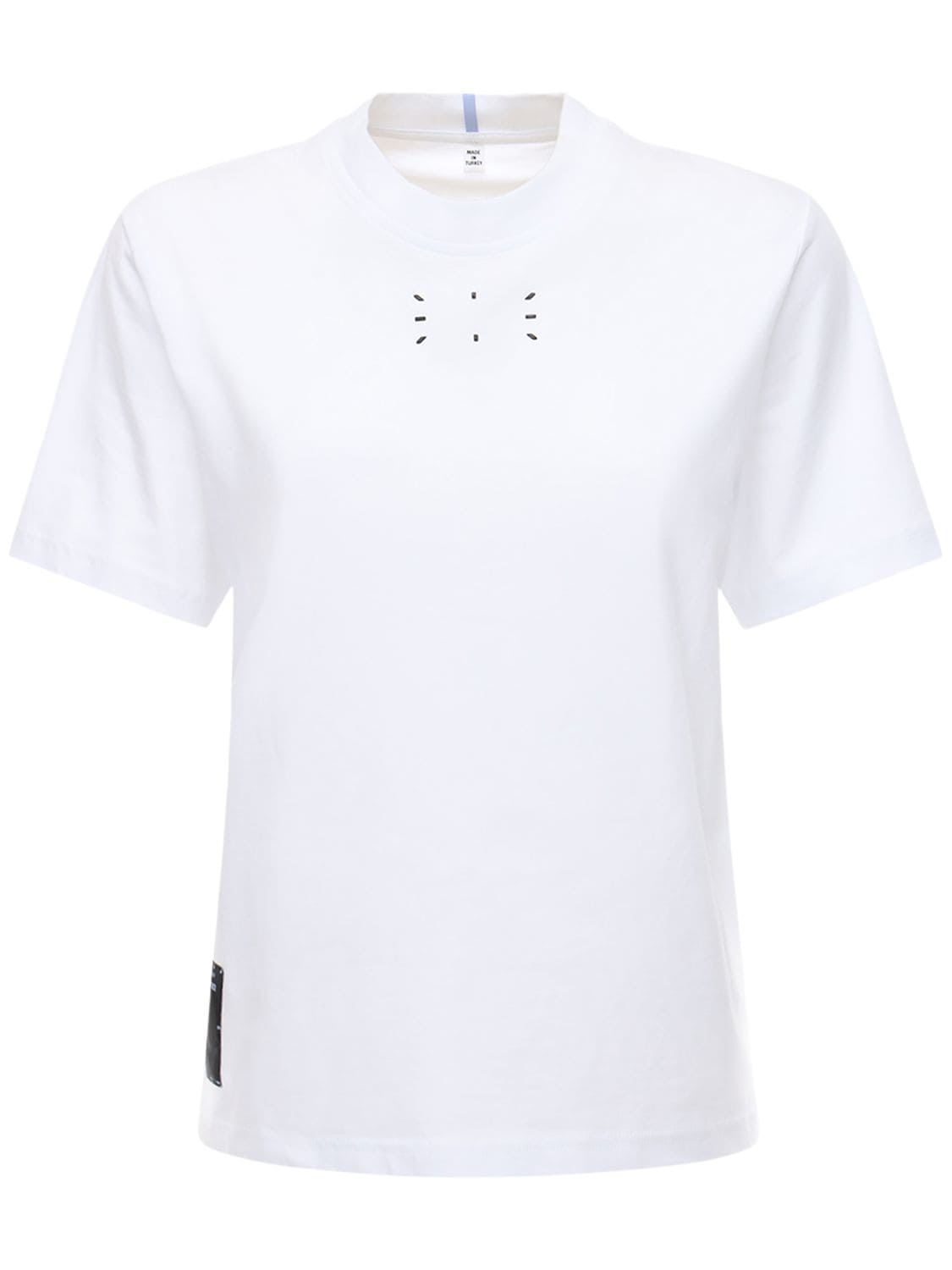 MCQ BY ALEXANDER MCQUEEN LOGO棉质平纹针织T恤,72I4Z3056-OTAWMA2
