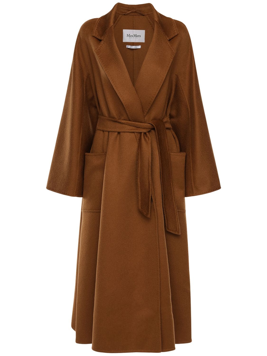 max mara labbro belted cashmere coat