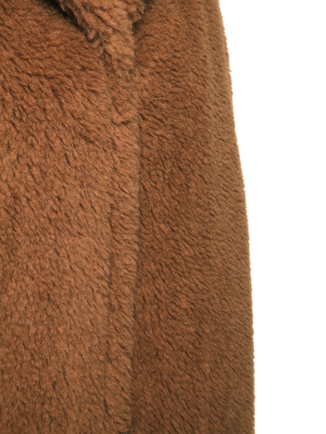 Max Mara Teddy Camel & Silk Short Coat | ModeSens