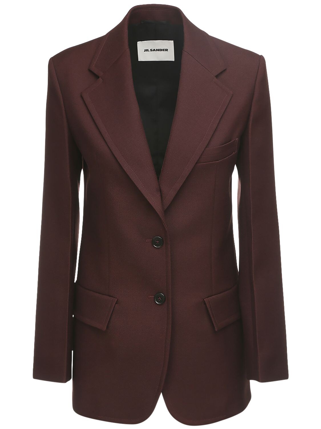 JIL SANDER RAW WOOL TWILL BLAZER,72I5C7006-MJA20