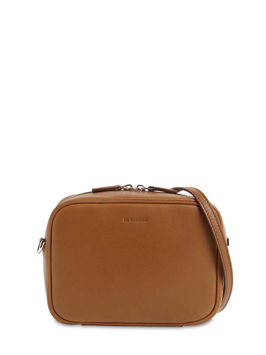 JIL SANDER J-VISION SQUARE LEATHER SHOULDER BAG,72I5CH009-MJUY0