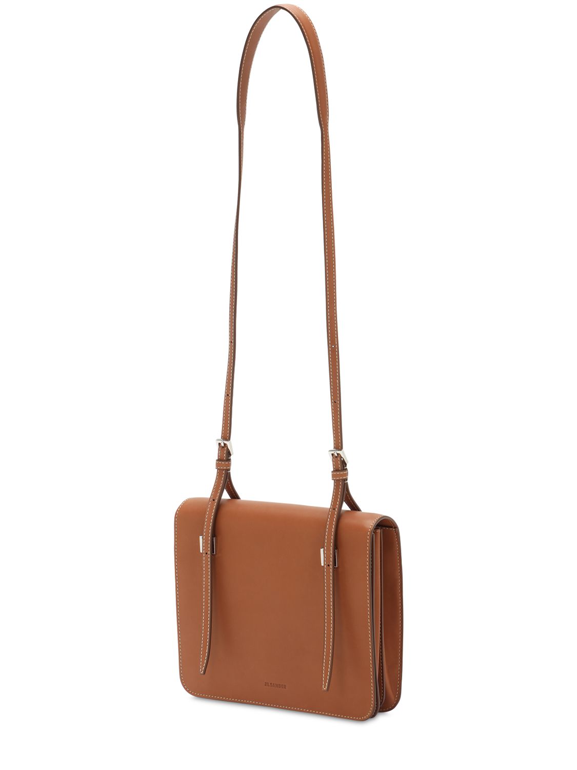 JIL SANDER HOLSTER VEGETABLE LEATHER SHOULDER BAG