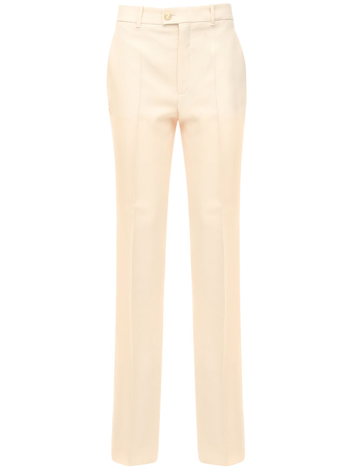 Gucci - Pantaloni in cady di lana e seta - | Luisaviaroma