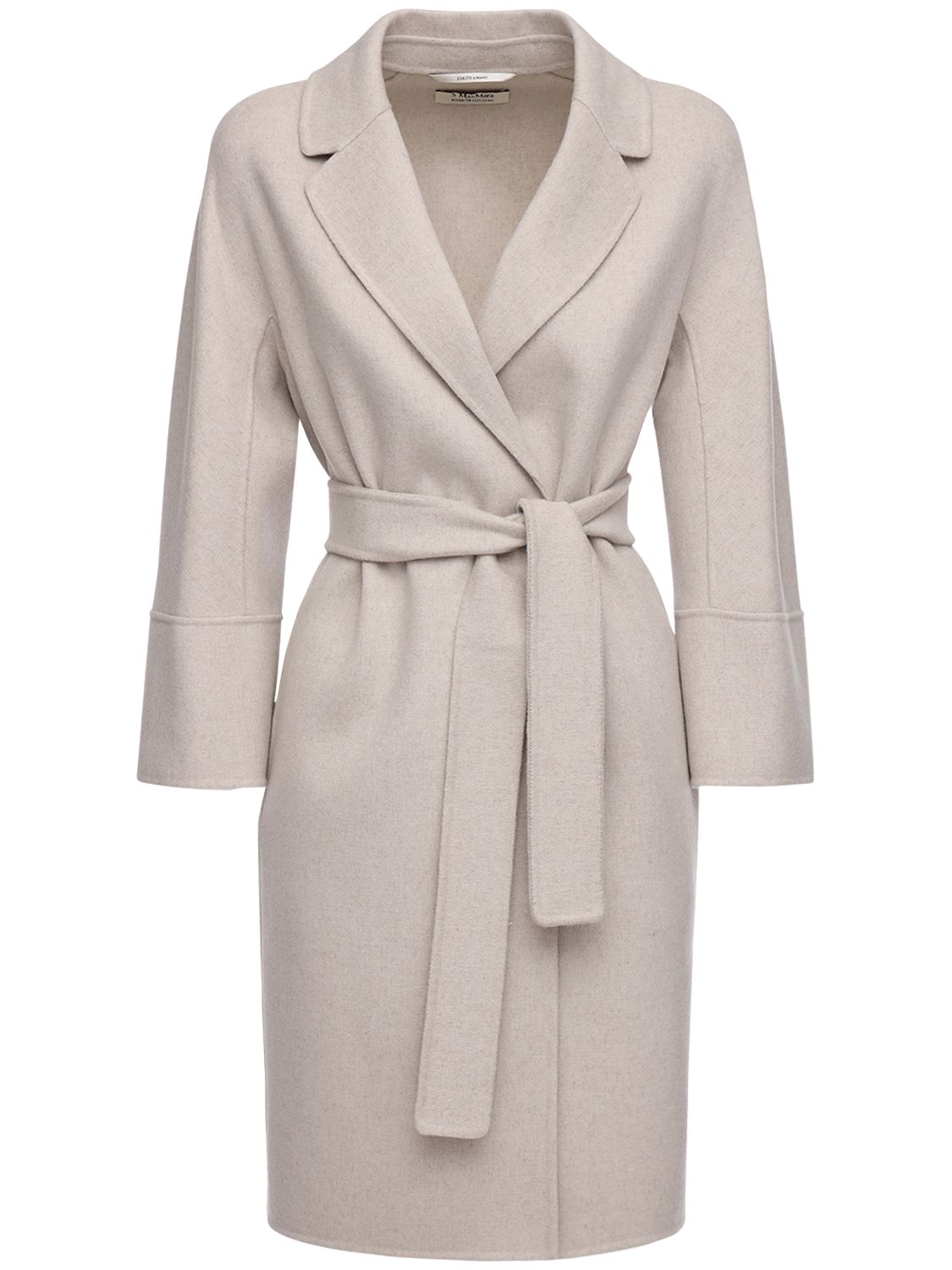 MAX MARA ARONA BELTED WOOL COAT