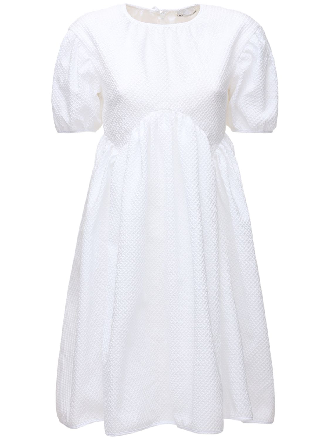 CECILIE BAHNSEN THELMA CLOQUÉ MIDI DRESS