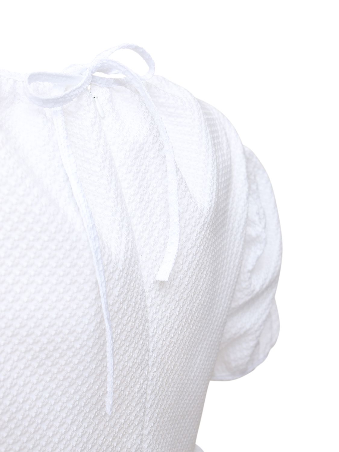 CECILIE BAHNSEN THELMA CLOQUÉ MIDI DRESS