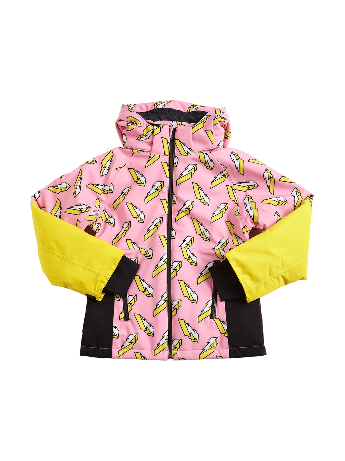 STELLA MCCARTNEY THUNDER PRINT WATERPROOF NYLON JACKET,72I6SH067-RZU2MA2