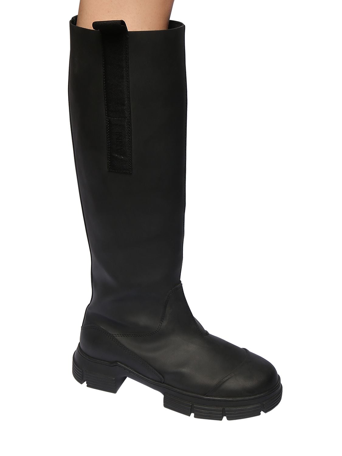 ganni midcalf boots