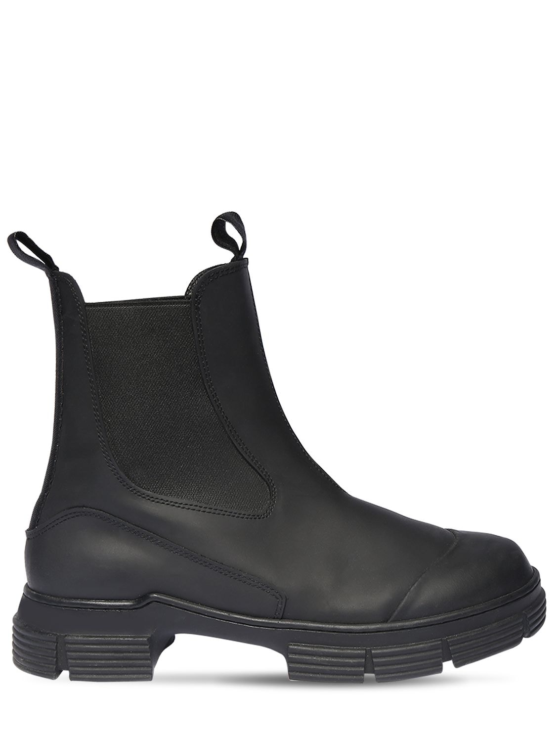GANNI - 45mmm ankle rubber rain boots - | Luisaviaroma
