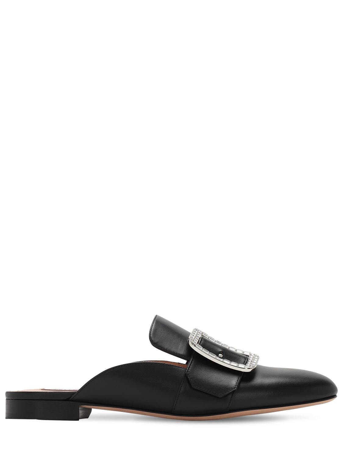 Bally 10mm Janesse Leather Mules In Black