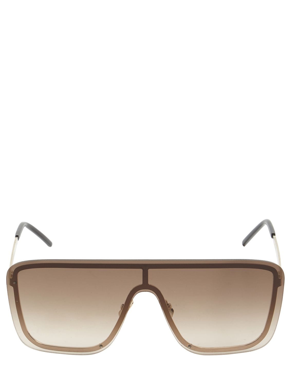 Saint Laurent Sl 364 Betty Ultra Light Mask Sunglasses In Gold,gradient
